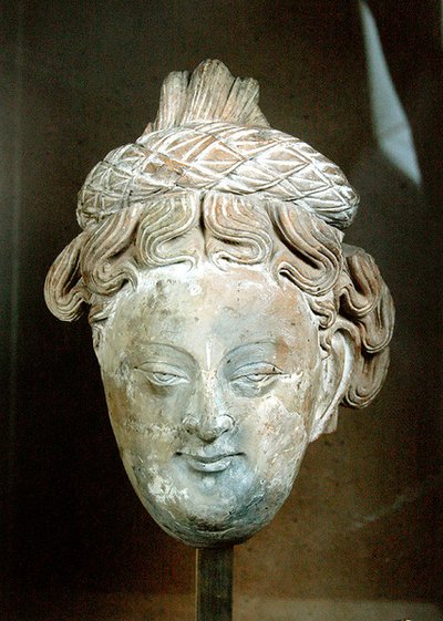 Devata with a Laurel Crown by Chinese School